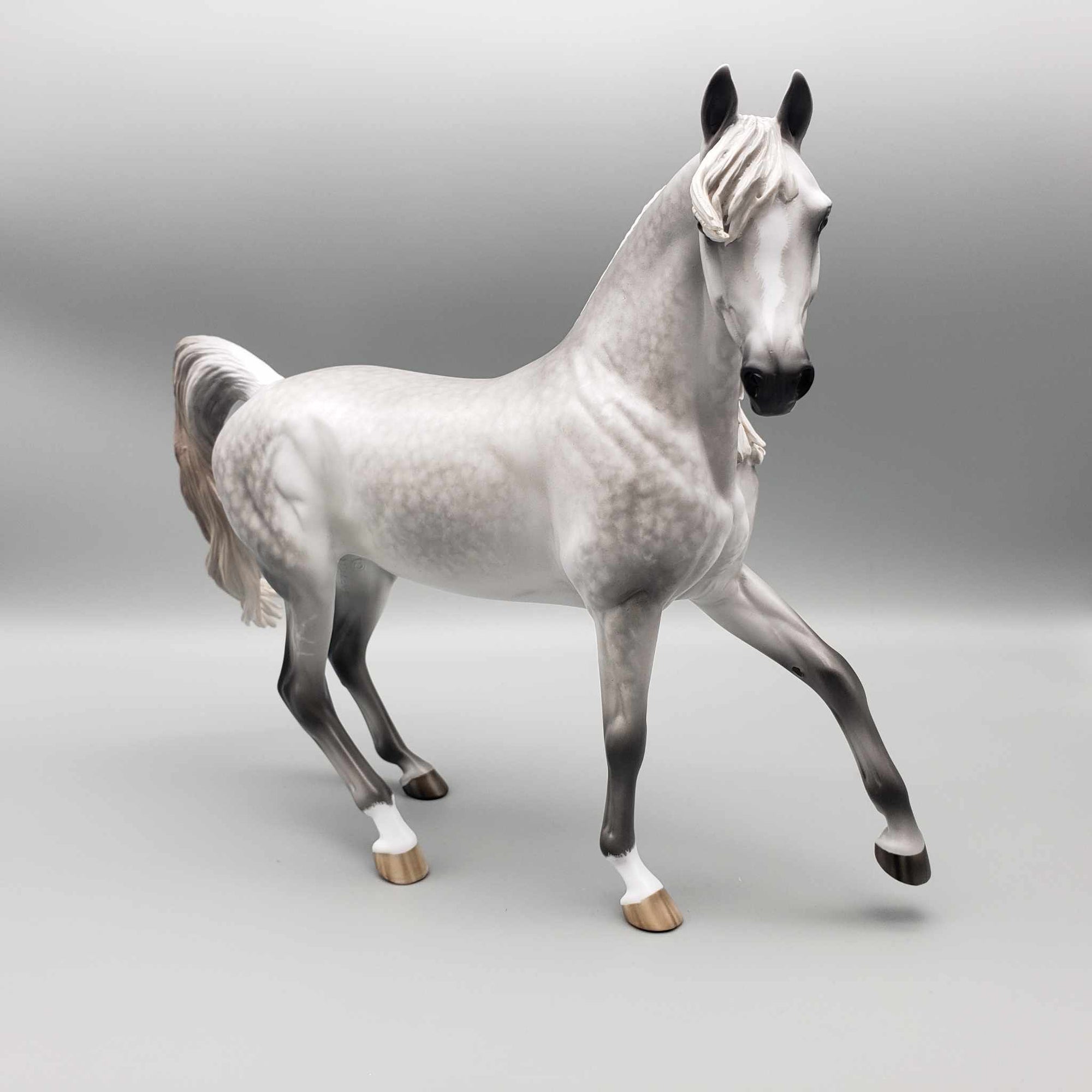 Pearly Girly OOAK - Dappled Grey Arab Mare by Sheryl Leisure - Best Offers 1/15/24