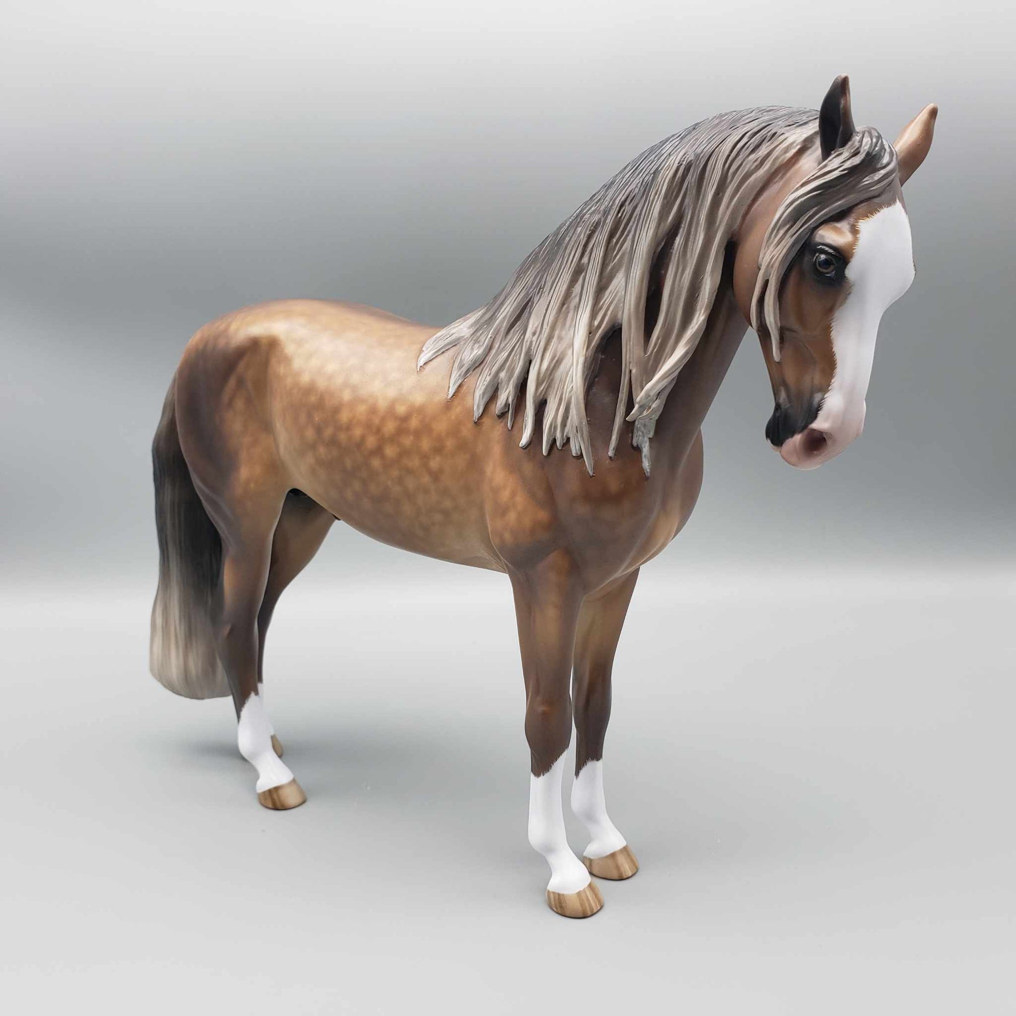 Kismet OOAK - Dappled Sooty Palomino Andalusian by Sheryl Leisure - Best Offers 1/15/24