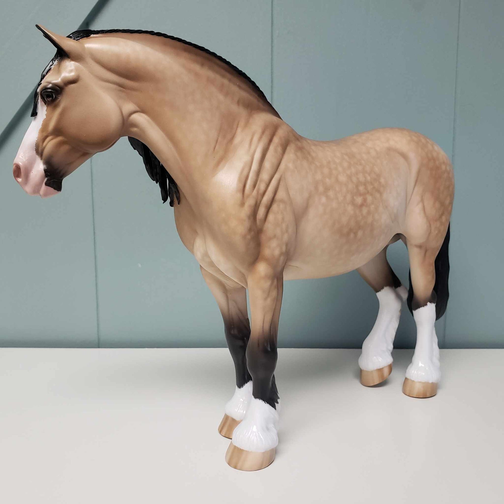 Meridian OOAK Dappled Buckskin Heavy Draft By Sheryl Leisure Best Offer 3/5/24