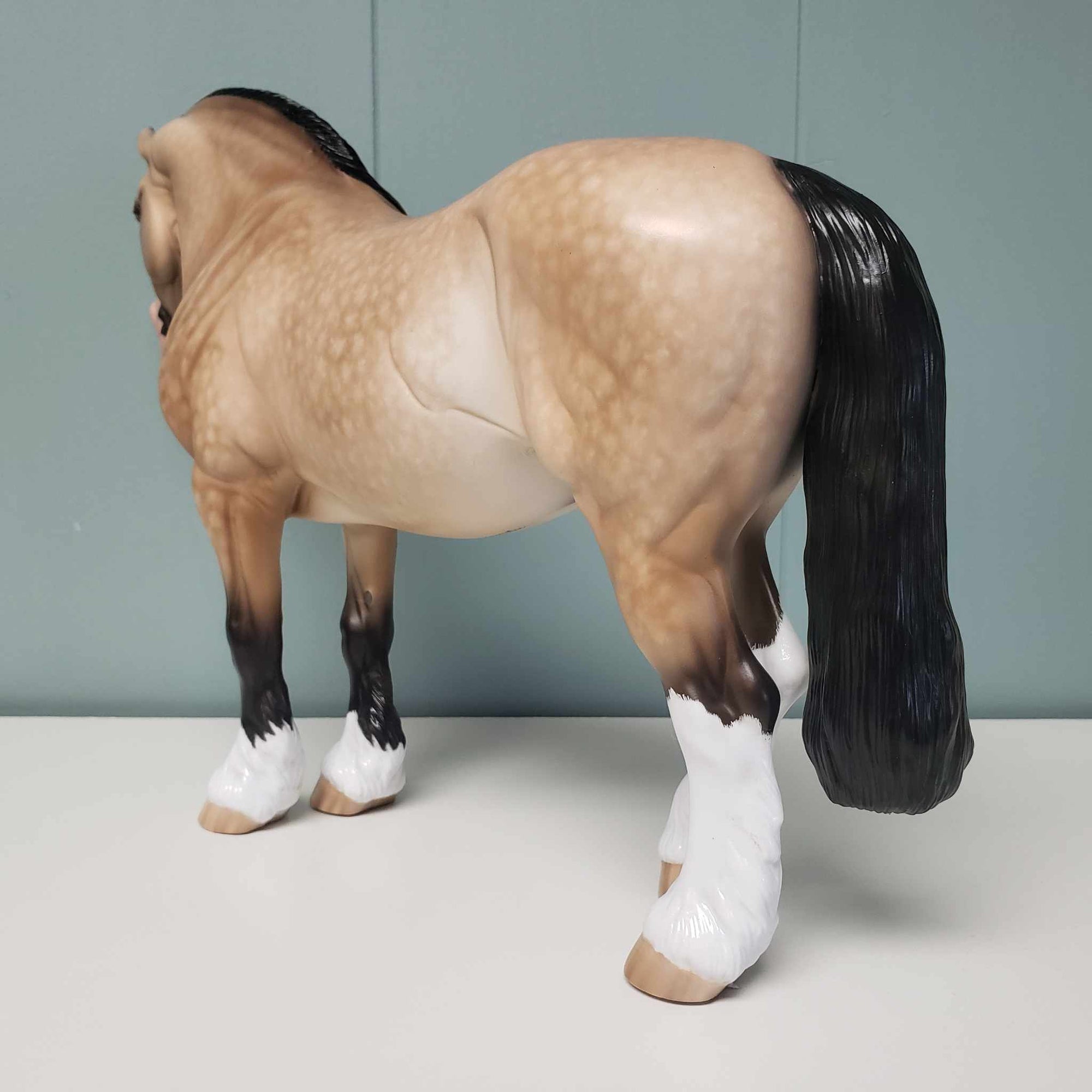 Meridian OOAK Dappled Buckskin Heavy Draft By Sheryl Leisure Best Offer 3/5/24