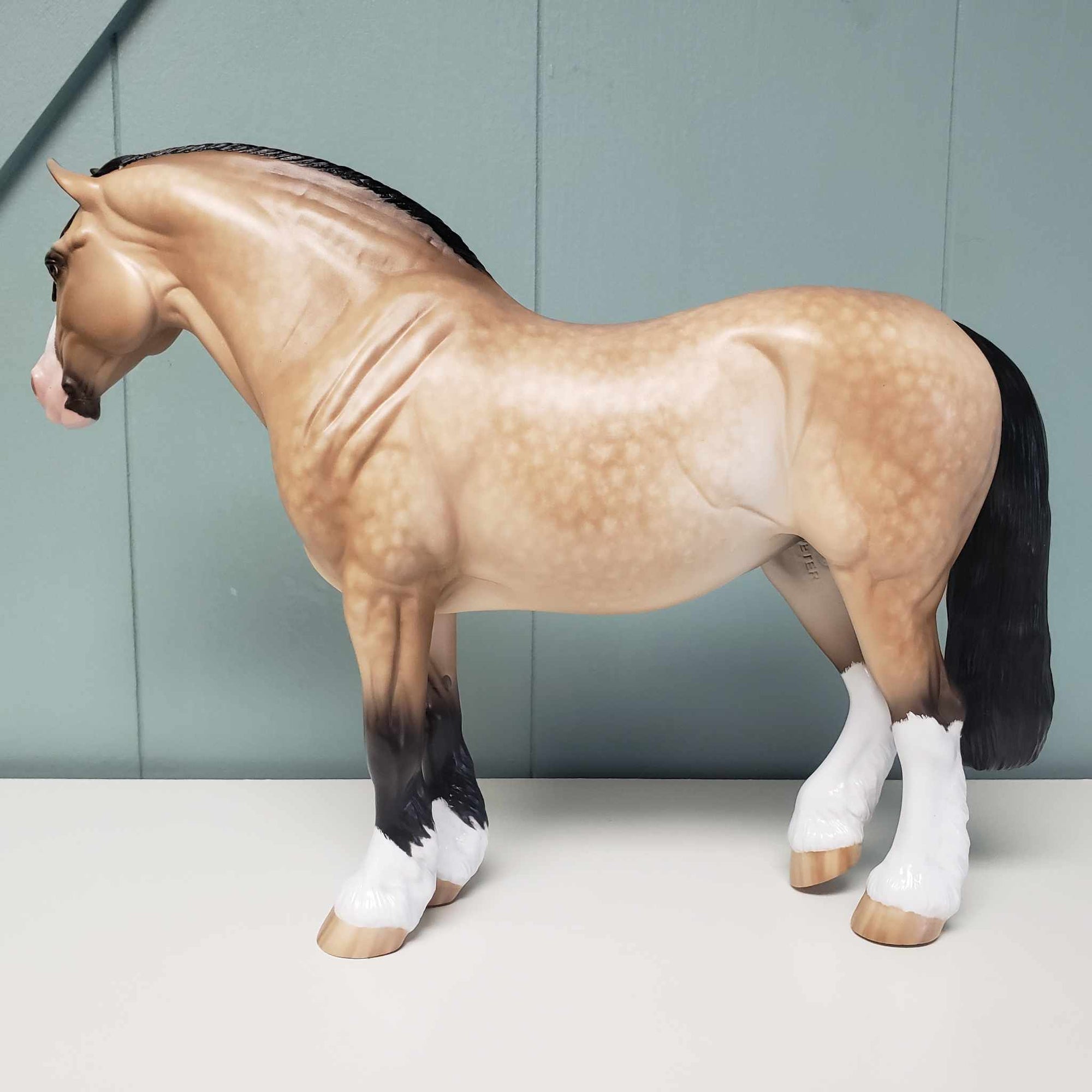 Meridian OOAK Dappled Buckskin Heavy Draft By Sheryl Leisure Best Offer 3/5/24