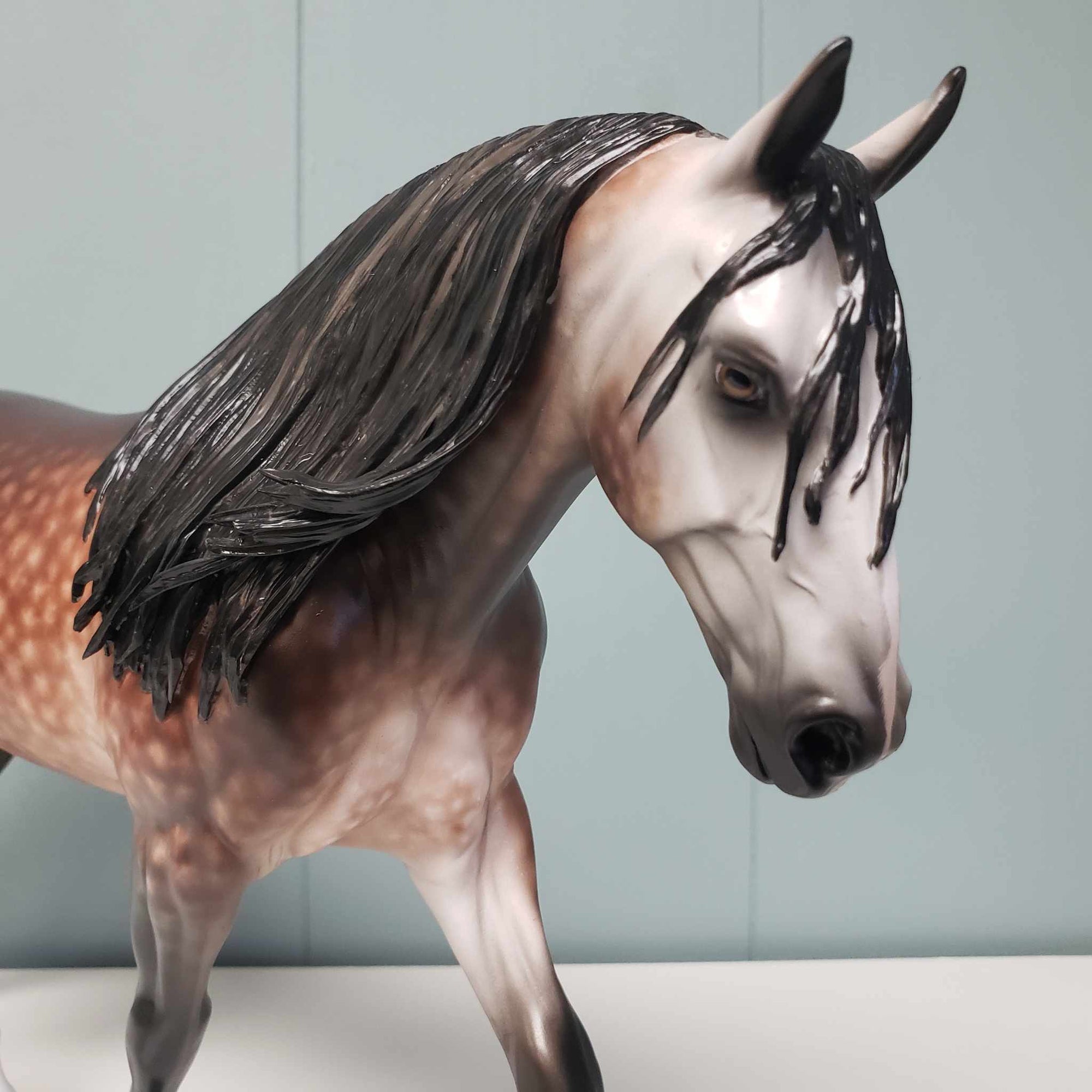 Pinnacle OOAK Dappled Bay Irish Draught By Sheryl Leisure Best Offer 3/5/24