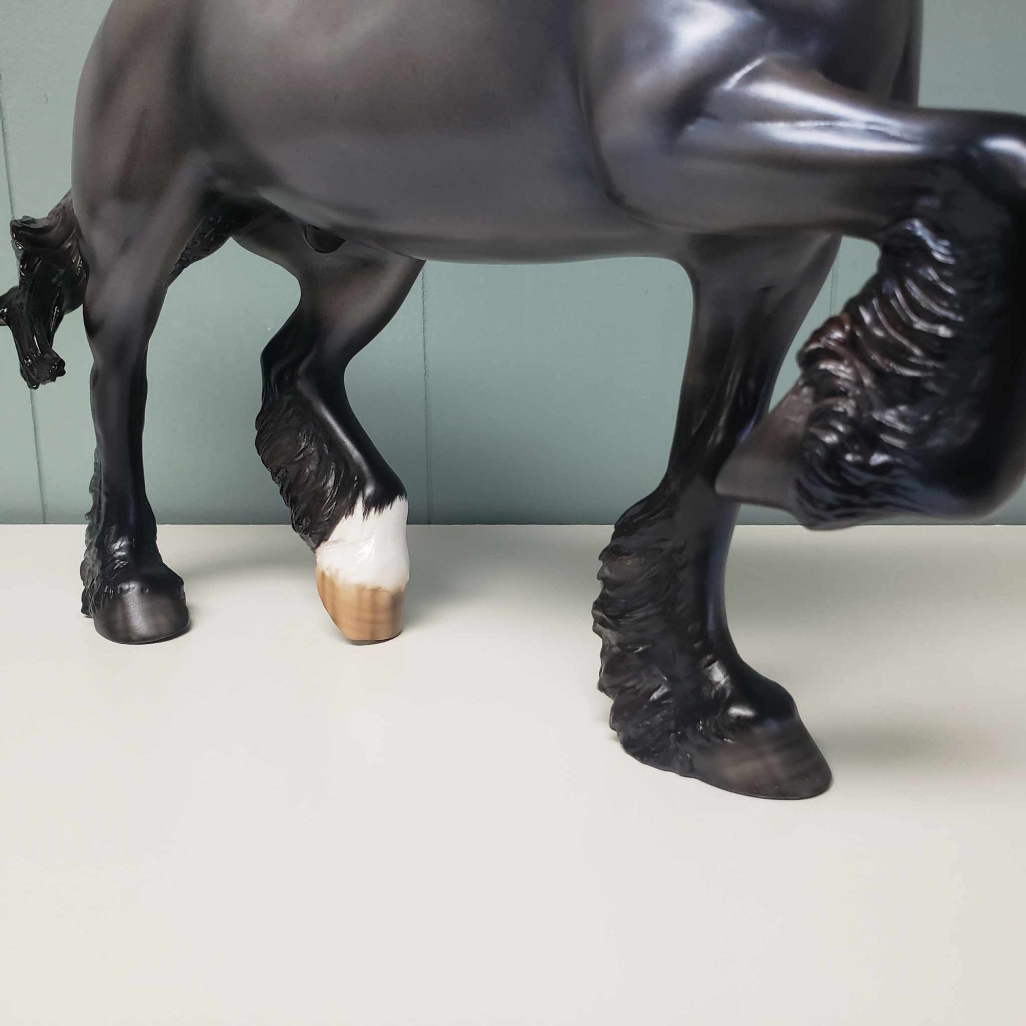 Gordon OOAK Silver Blue Roan Trotting Drafter By Angela Marleau Best Offer 3/5/24