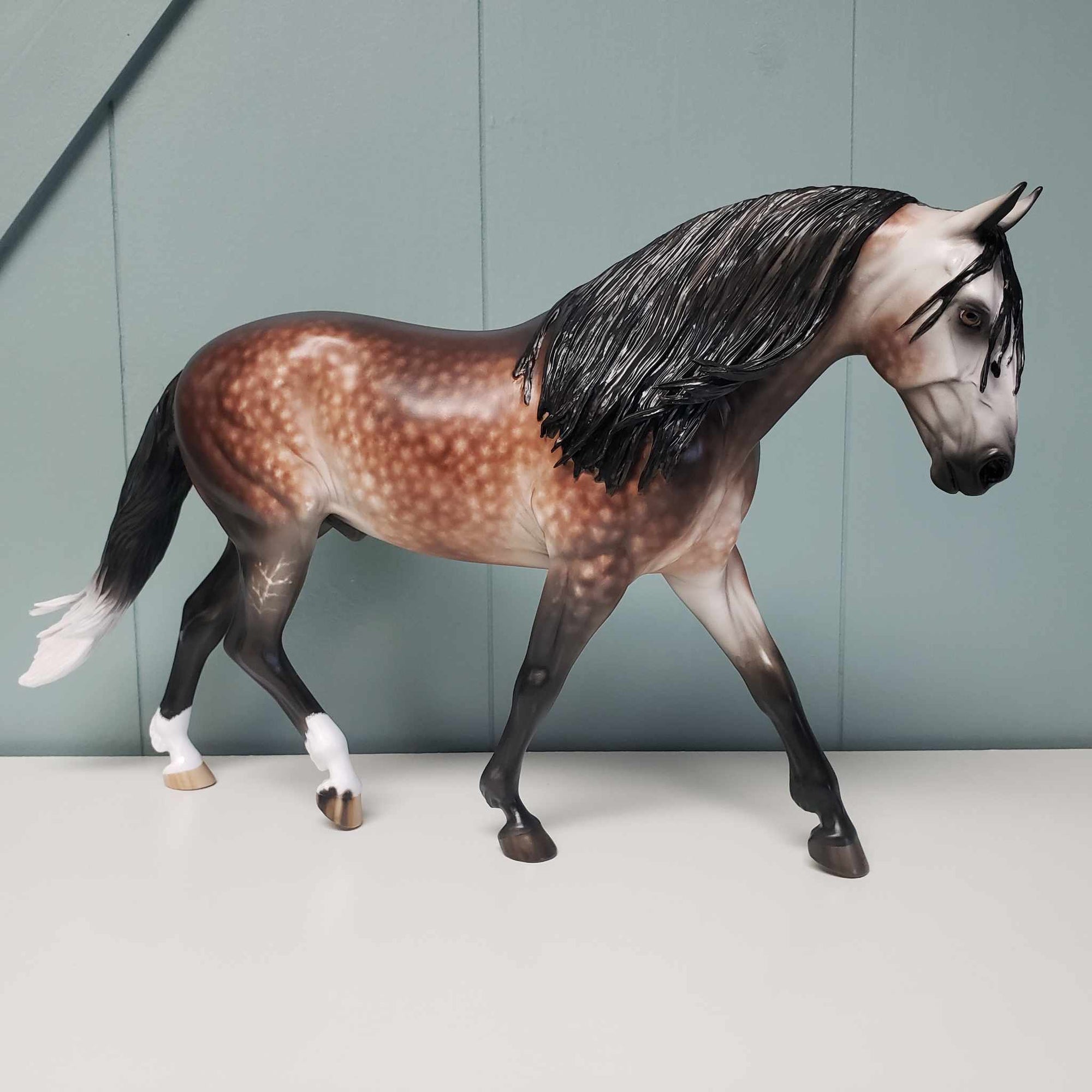 Pinnacle OOAK Dappled Bay Irish Draught By Sheryl Leisure Best Offer 3/5/24