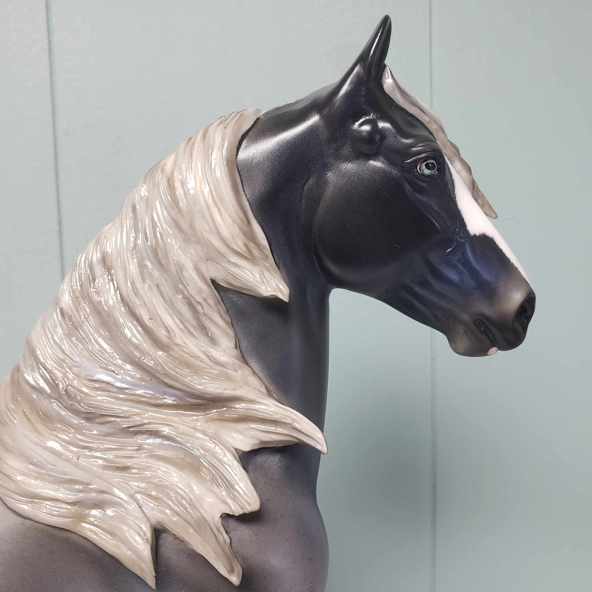 Gordon OOAK Silver Blue Roan Trotting Drafter By Angela Marleau Best Offer 3/5/24