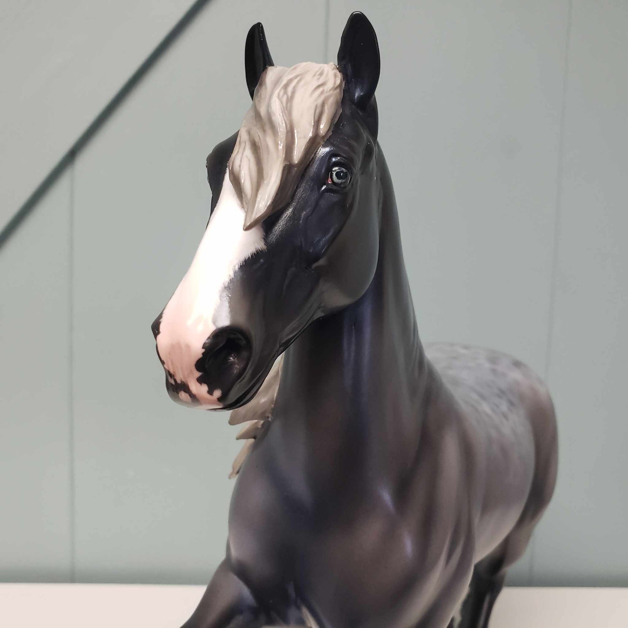 Gordon OOAK Silver Blue Roan Trotting Drafter By Angela Marleau Best Offer 3/5/24