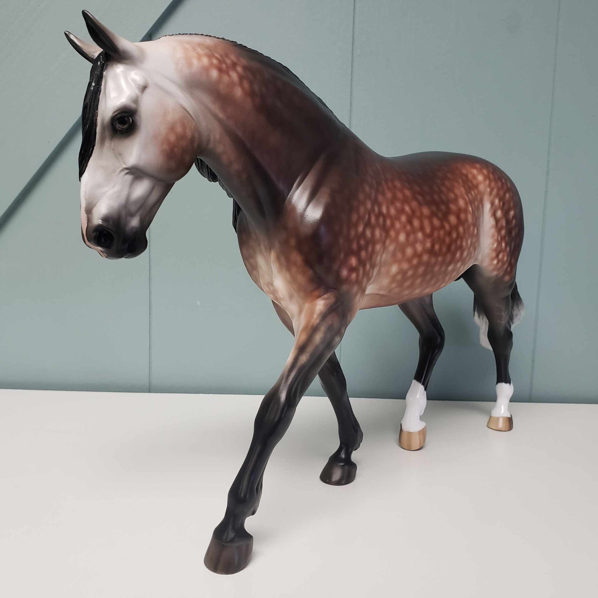 Pinnacle OOAK Dappled Bay Irish Draught By Sheryl Leisure Best Offer 3/5/24