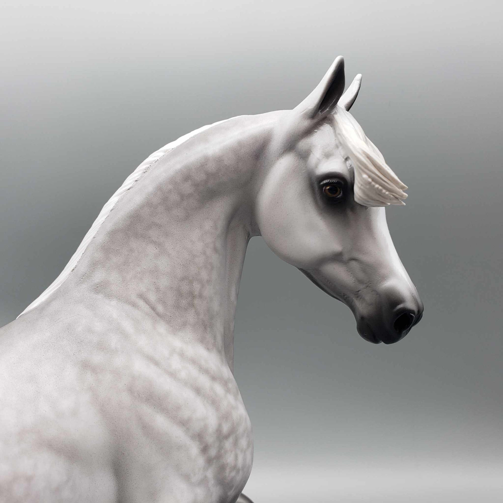 Pearly Girly OOAK - Dappled Grey Arab Mare by Sheryl Leisure - Best Offers 1/15/24