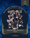 2024 Moonlight Madness Realistic Models Sticker 10-Pack Stickers