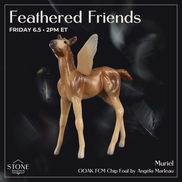 Muriel OOAK FCM Chip Foal by Angela Marleau FTF26