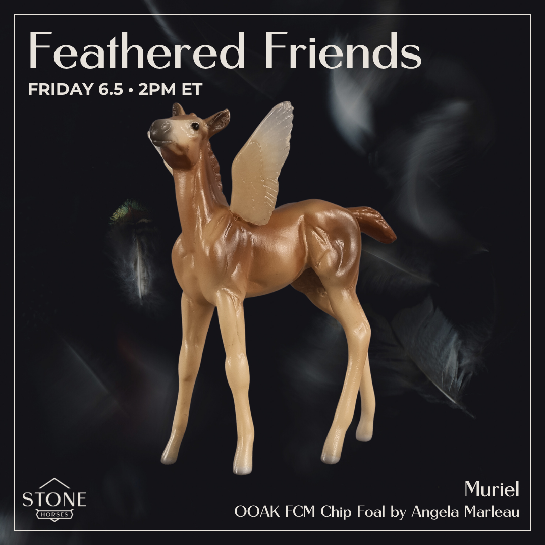 Muriel OOAK FCM Chip Foal by Angela Marleau FTF26