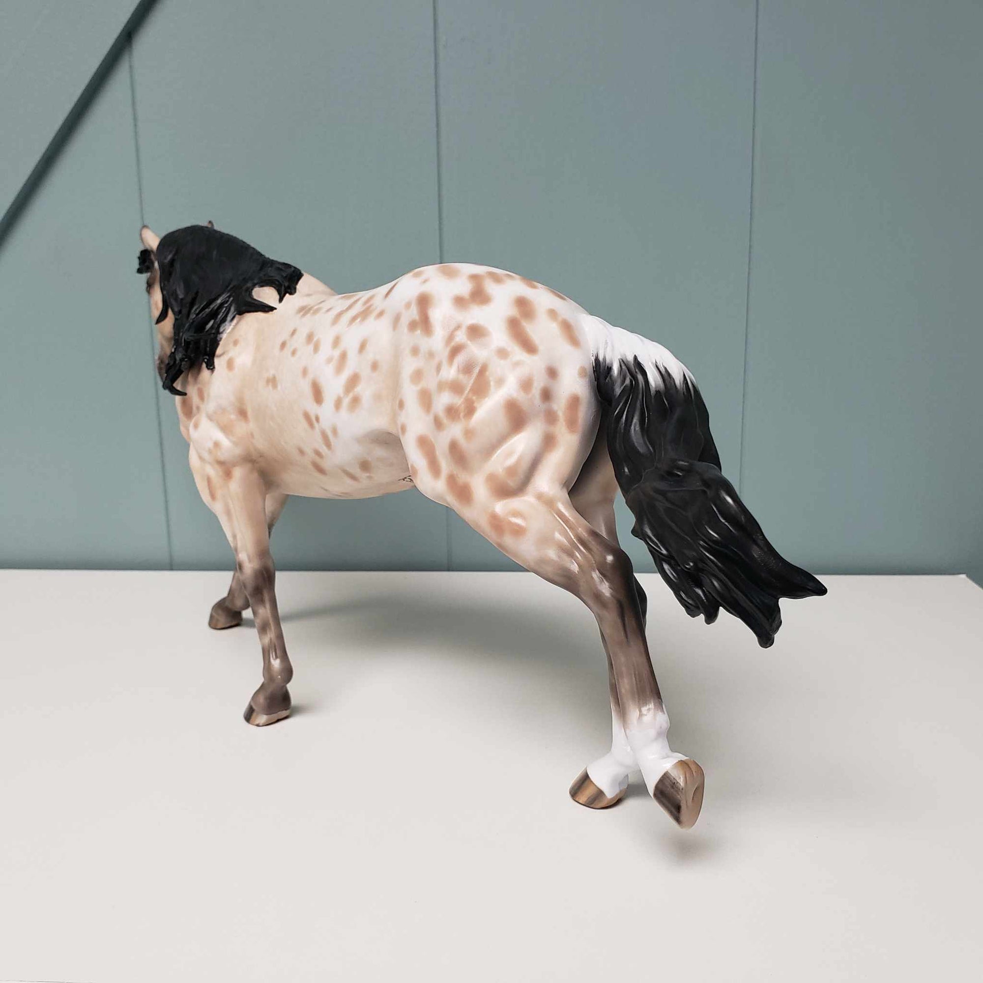 Swanky OOAK Appaloosa Running Stock Horse By Sheryl Leisure Best Offers 2/5/24