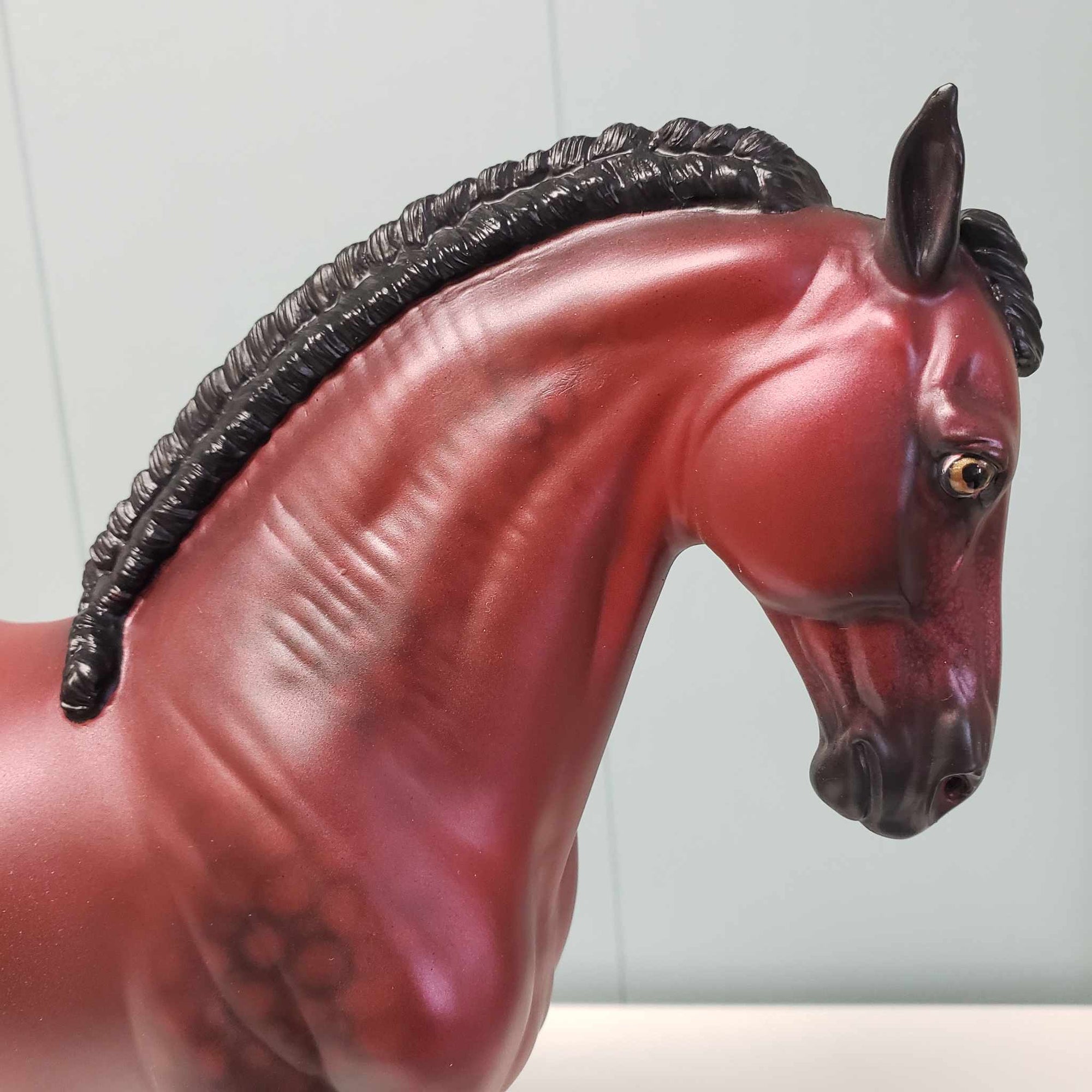 Love Potion LE-9 Dappled Red Andalusian with Brand Deco by Ellen Robbins Val24