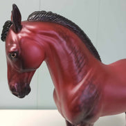 Love Potion LE-9 Dappled Red Andalusian with Brand Deco by Ellen Robbins Val24