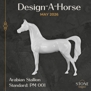 Design-A-Horse Arabian Stallion May Release DAH26 PM001