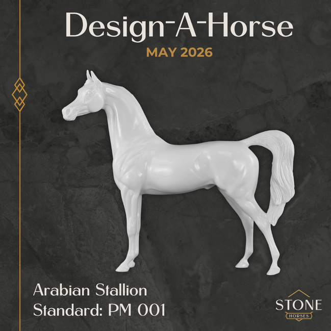 Design-A-Horse Arabian Stallion May Release DAH26 PM001