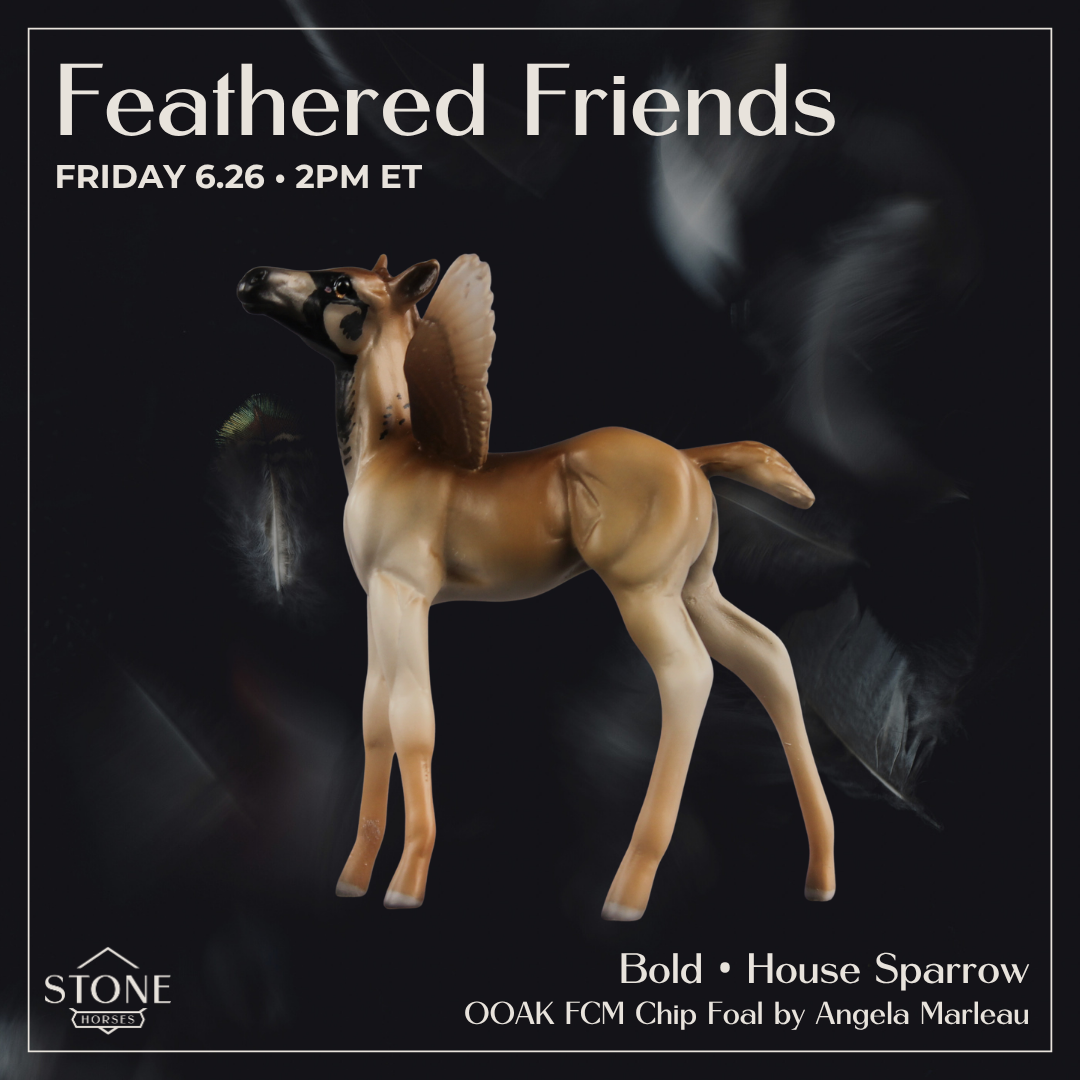 Bold OOAK FCM Chip Foal by Angela Marleau FTF26