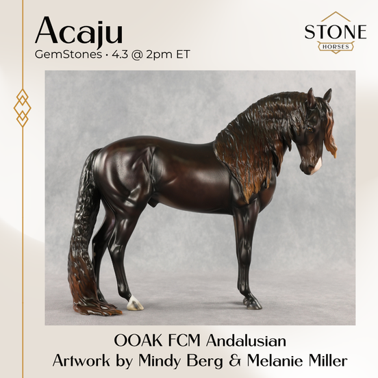 Acaju OOAK FCM Andalusian by Mindy Berg & Melanie Miller GS26