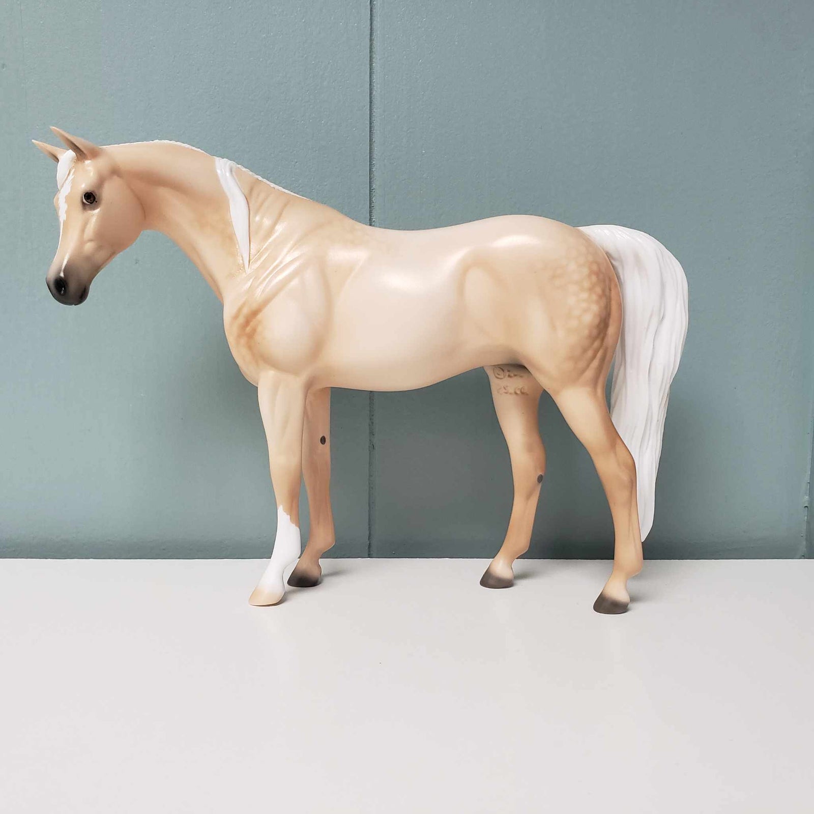 SHCF 2024 New Beginnings - Friday Night Dinner 7 pm - With Optional Dinner Model BLOSSOM - LE Run Dappled Palomino Arabian Mare by Ellen Robbins