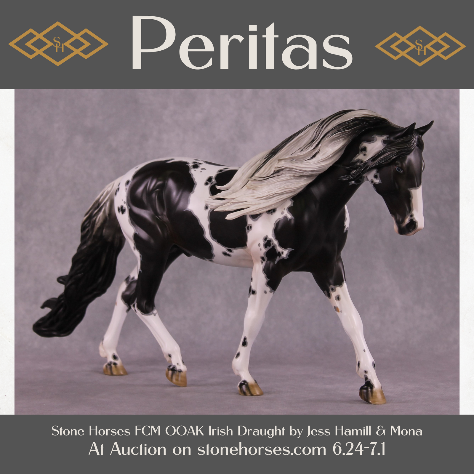 "Peritas" OOAK FCM Irish Draught by Jess Hamill Best Offer 07/01/25