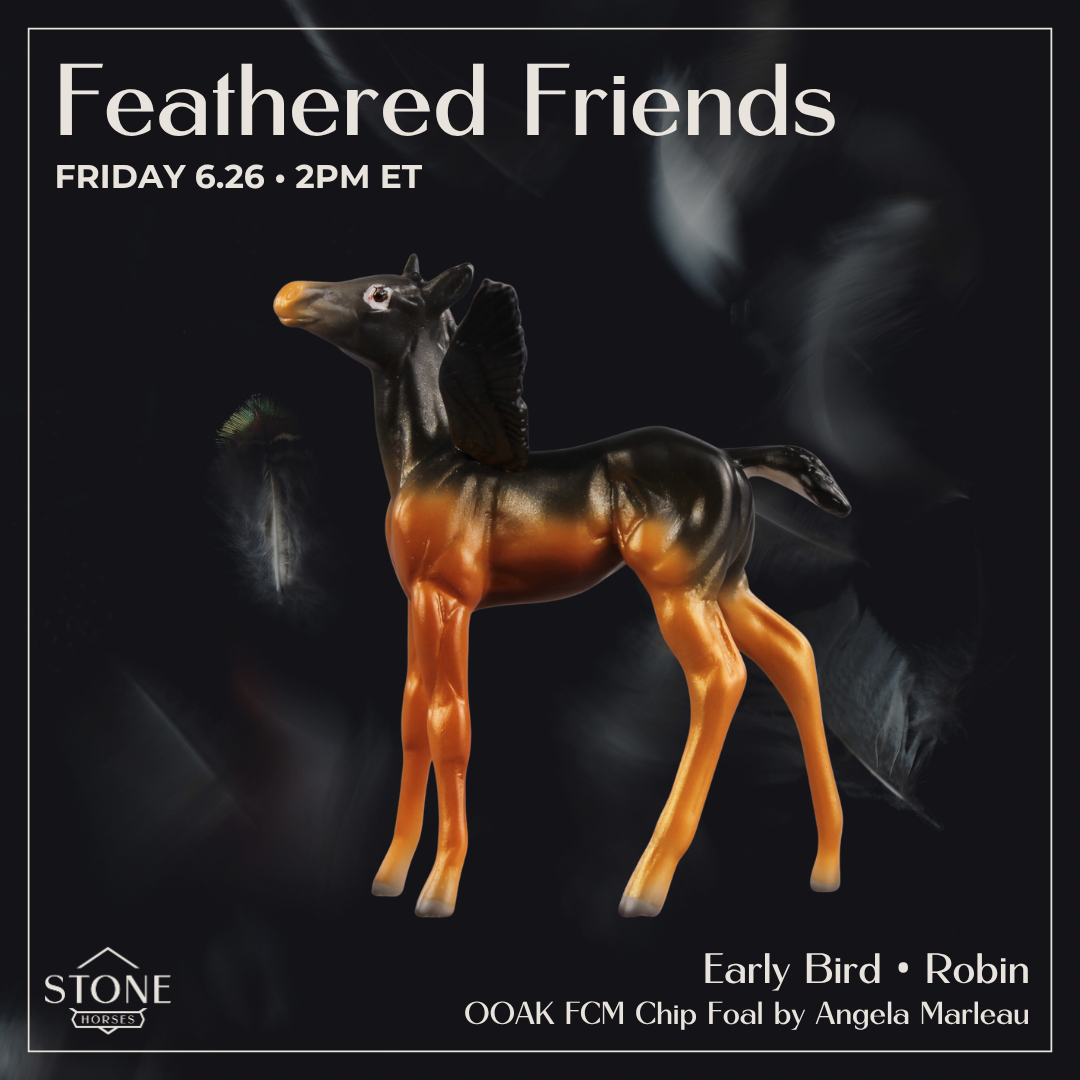 Early Bird OOAK FCM Chip Foal by Angela Marleau FTF26