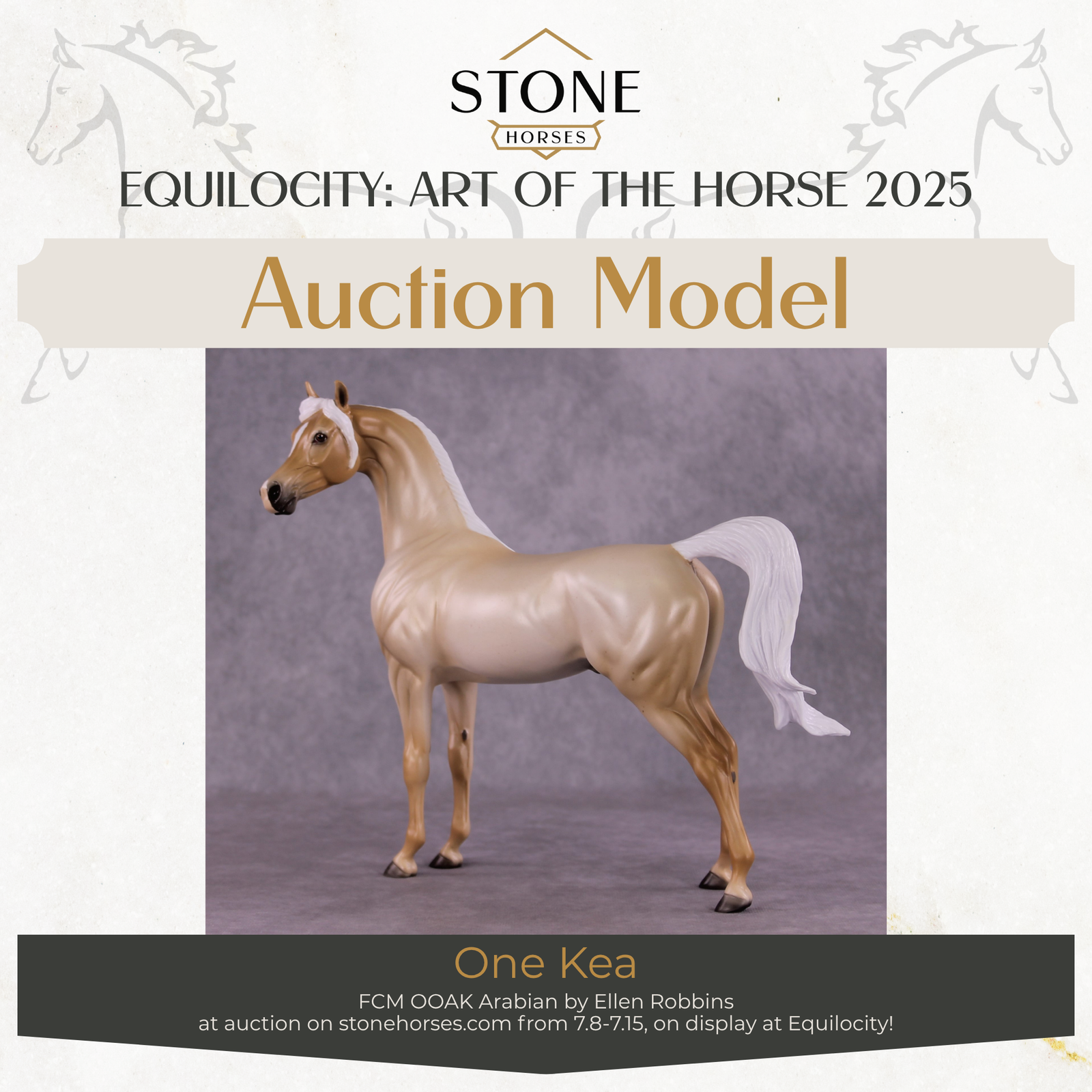"One Kea" OOAK FCM Arabian by Ellen Robbins Auction EQ25 07/15/25
