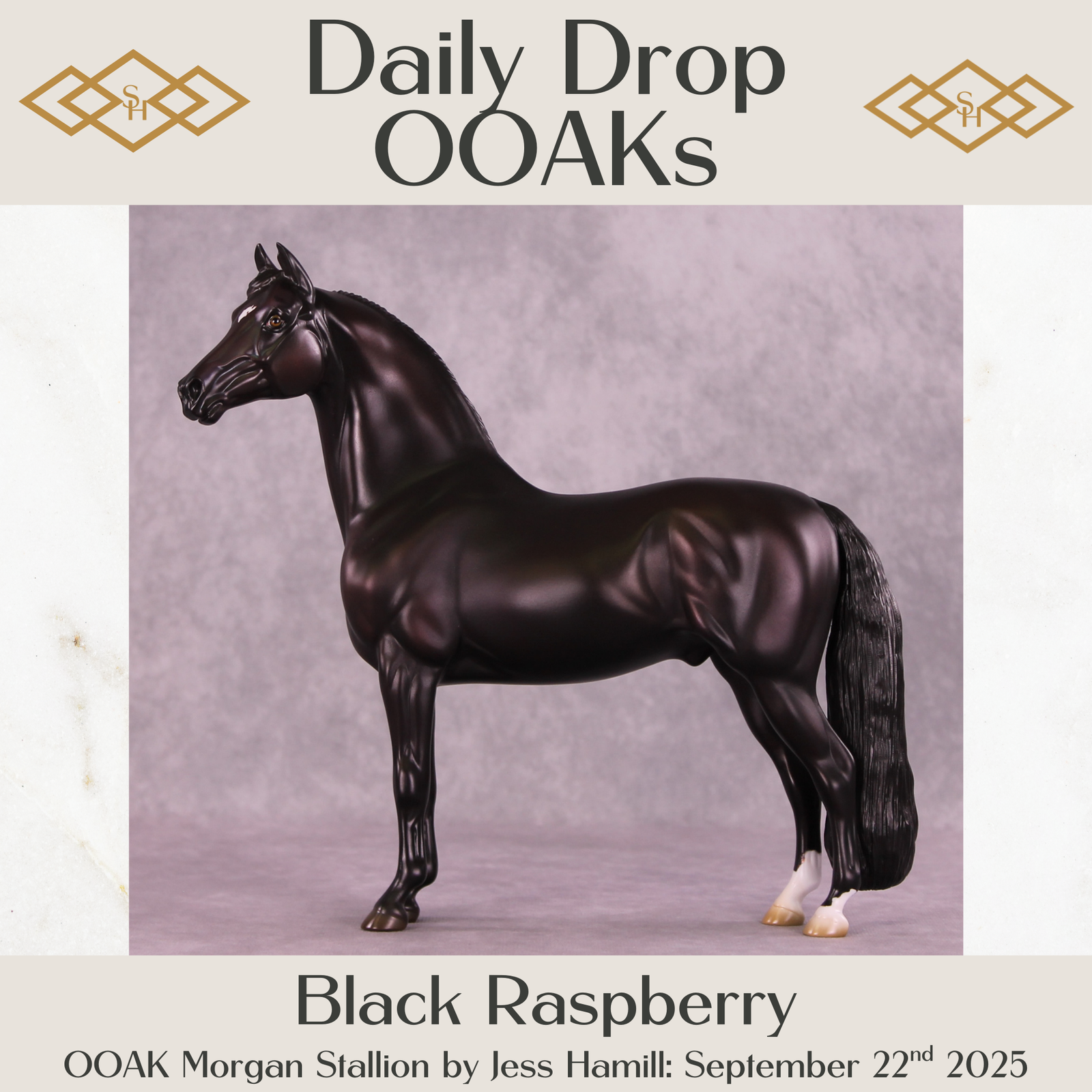 Black Raspberry OOAK Morgan by Jess Hamill DDOOAKs25