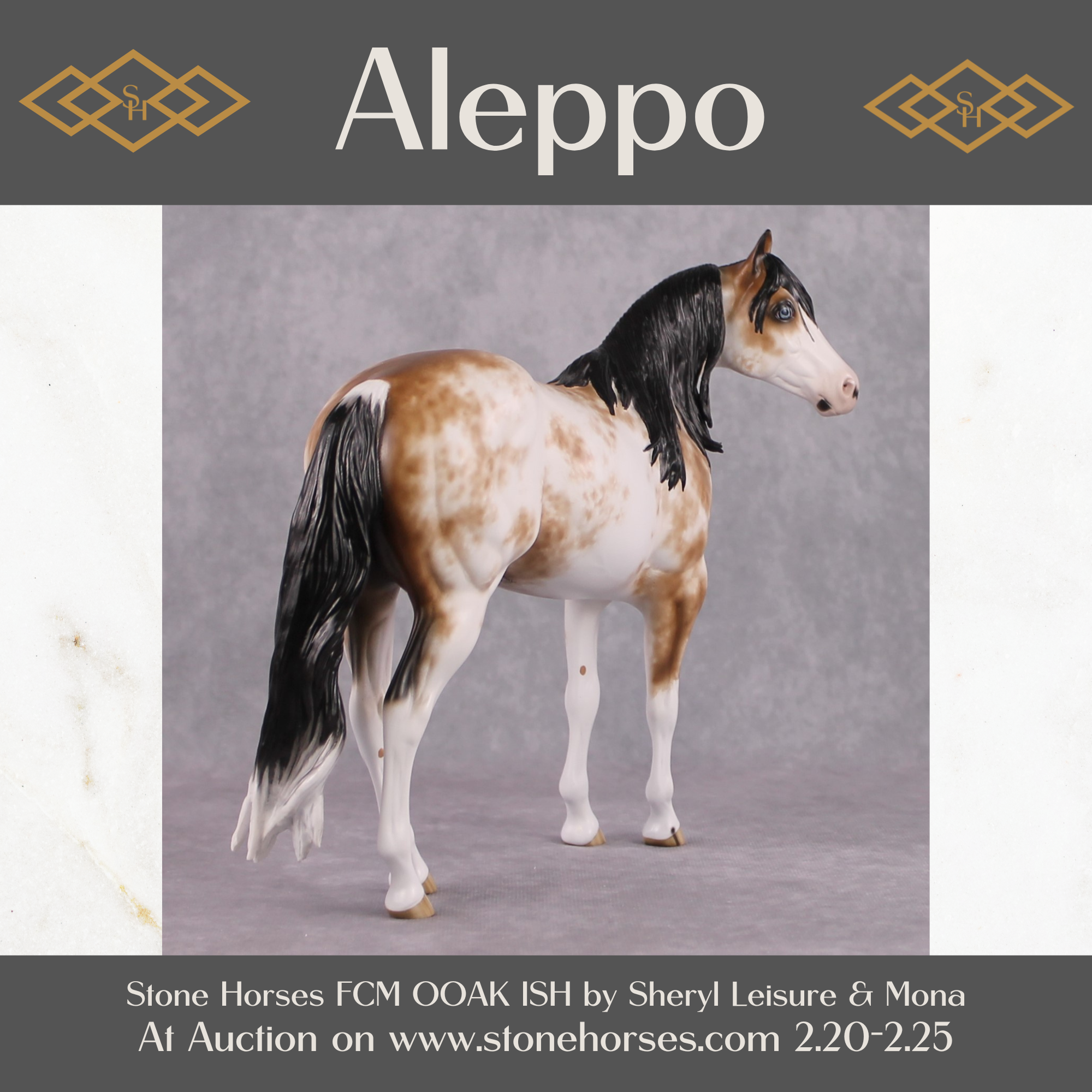 "Aleppo" OOAK Bay Sabino Ideal Stock Horse by Sheryl Leisure Best Offer 02/25/2025