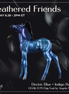 Electric Blue OOAK FCM Chip Foal by Angela Marleau FTF26