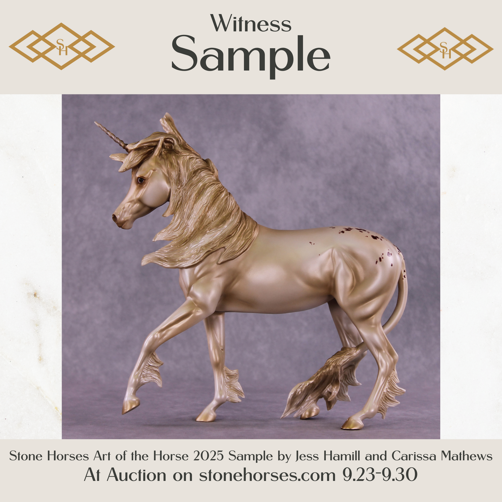 Witness Sample EFCM Arab Mare by Jess Hamill SS925