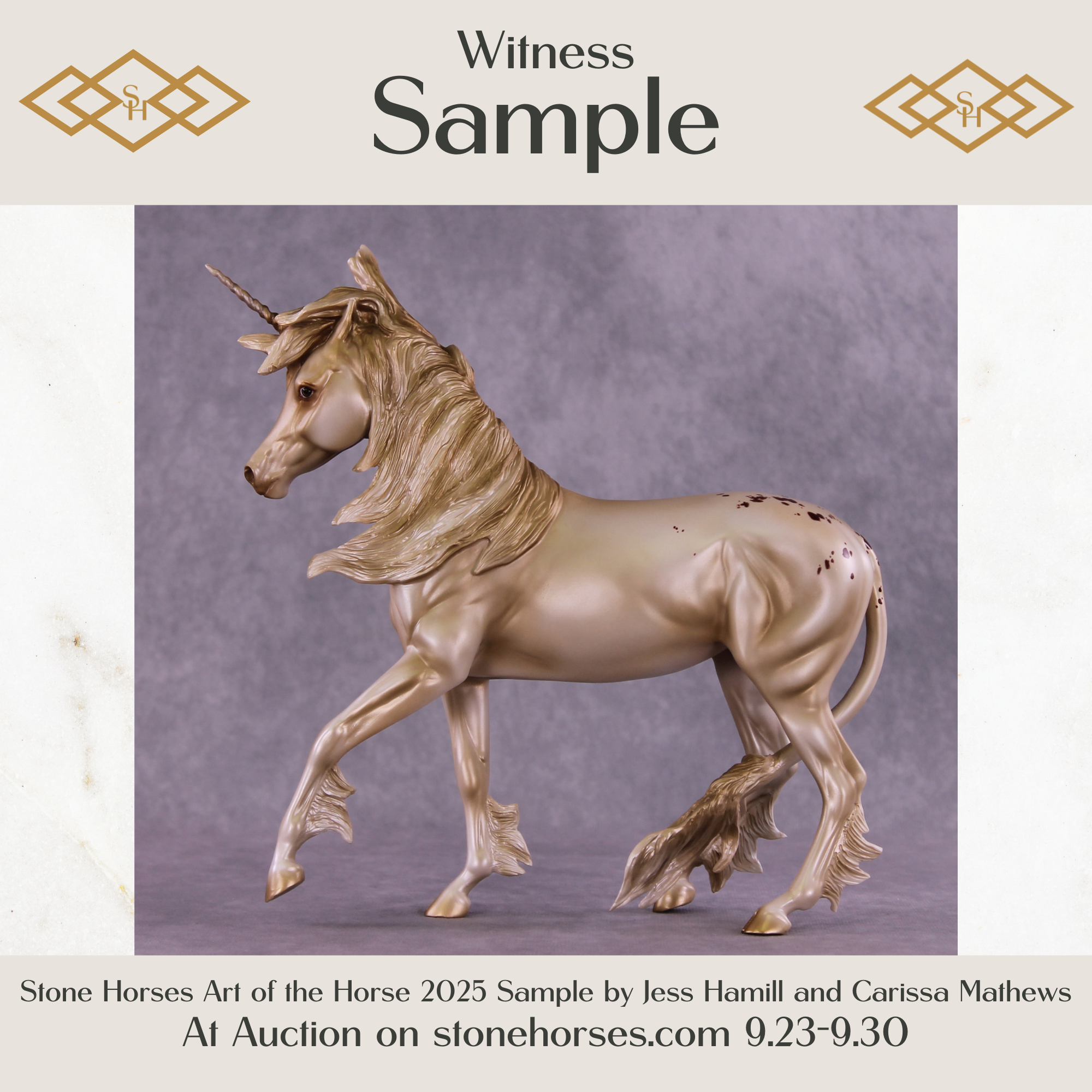Witness Sample EFCM Arab Mare by Jess Hamill SS925