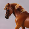 &quot;Dear Reader&quot; OOAK Deep Chestnut Custom Pony Chip By Guest Artist Kristen Cermele