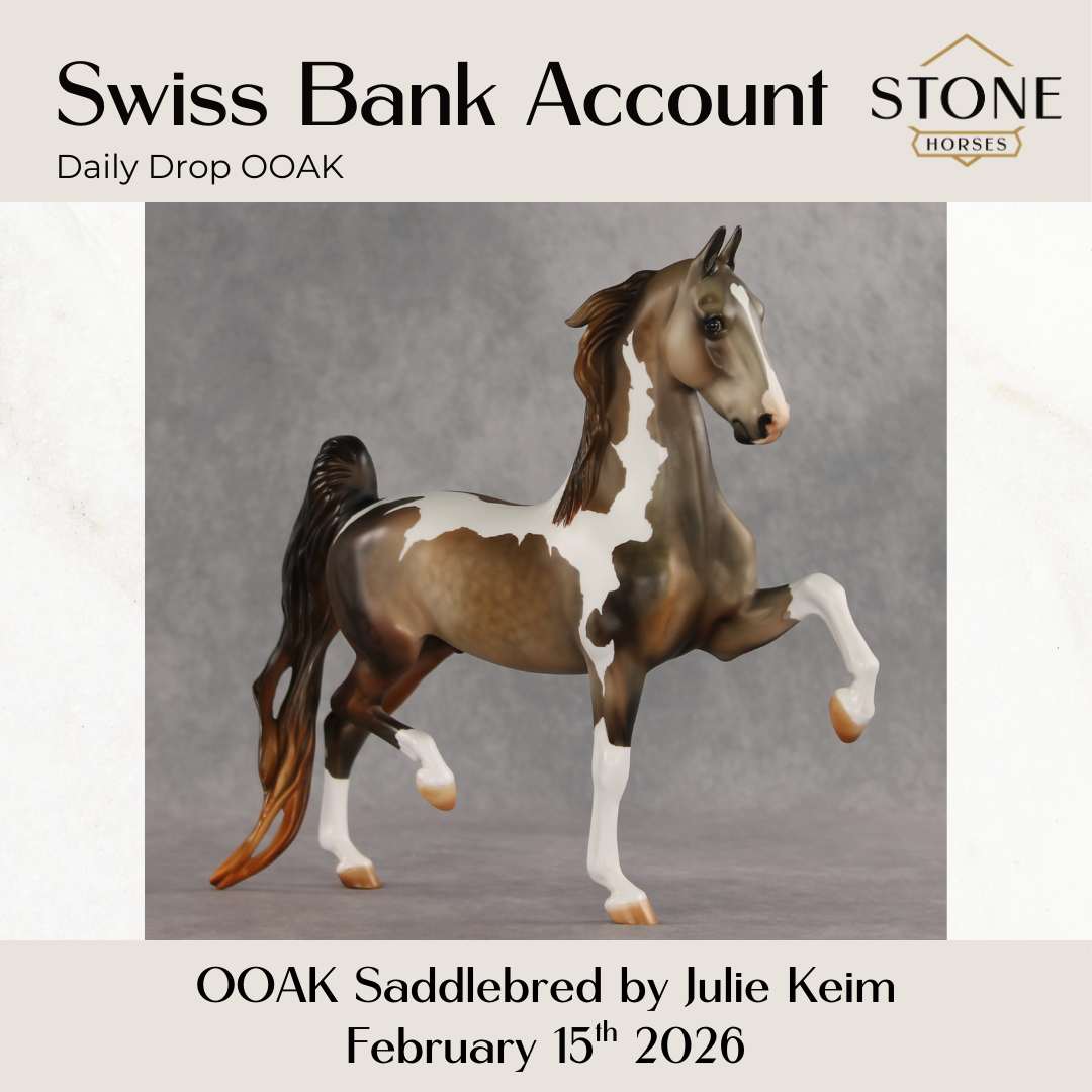 Swiss Bank Account OOAK Saddlebred by Julie Keim DDOOAKs26