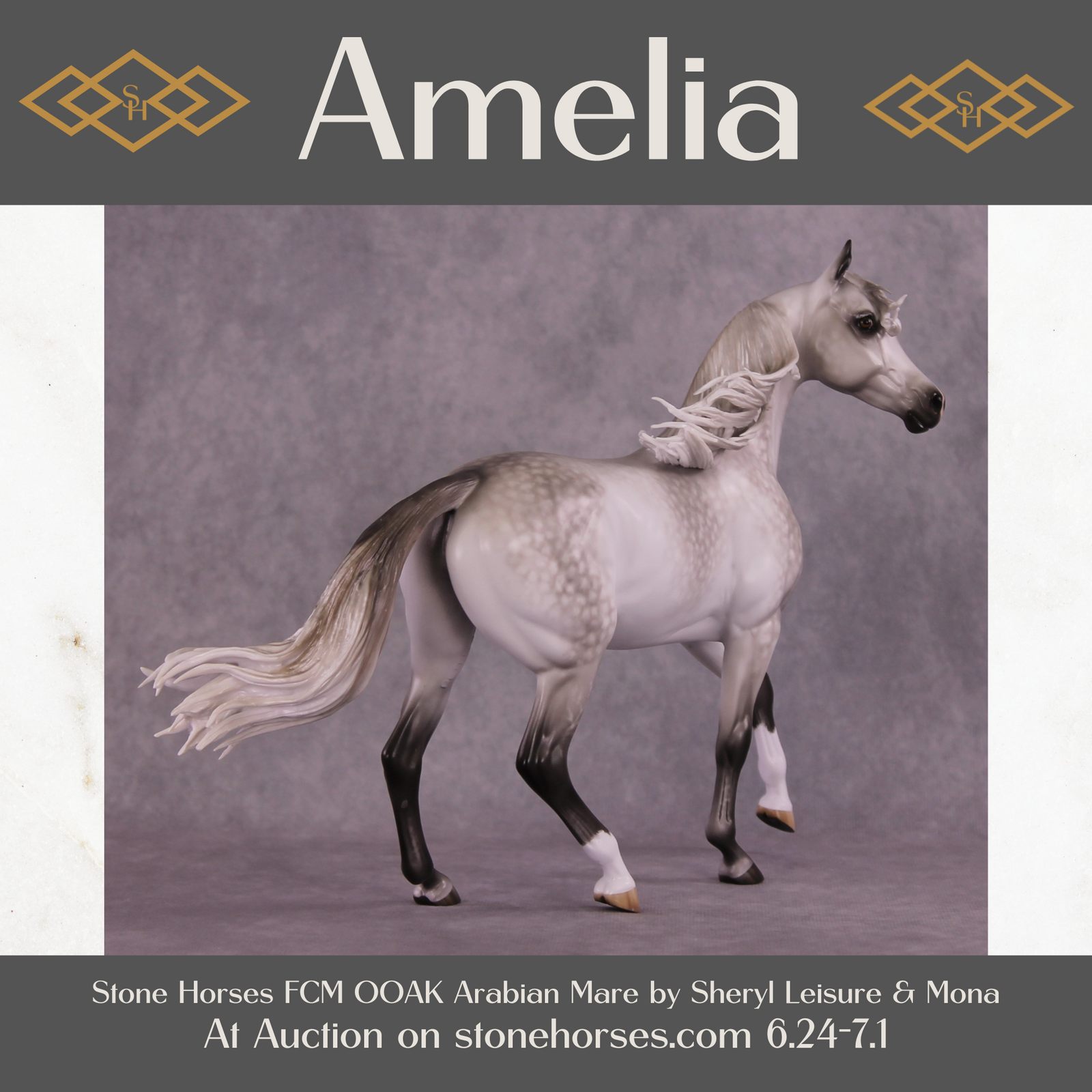 "Amelia" OOAK FCM Arabian Mare by Sheryl Leisure Best Offer 07/01/25