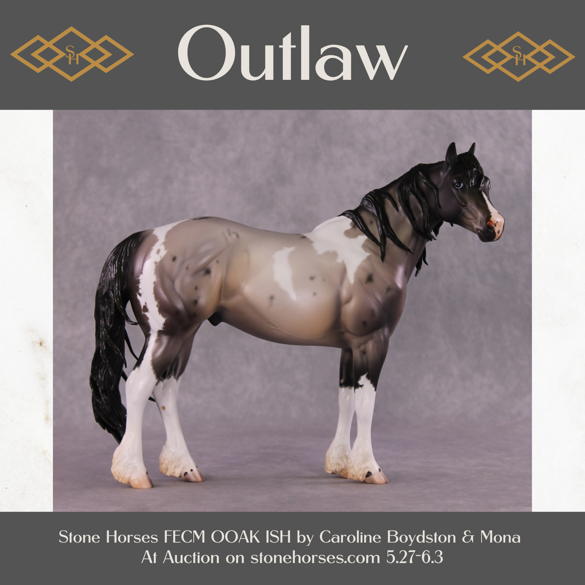 "Outlaw" OOAK FCM ISH By Caroline Boydston Best Offer 6/3/25