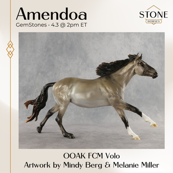Amendoa OOAK FCM Volo by Mindy Berg & Melanie Miller GS26