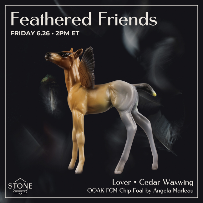 Lover OOAK FCM Chip Foal by Angela Marleau FTF26