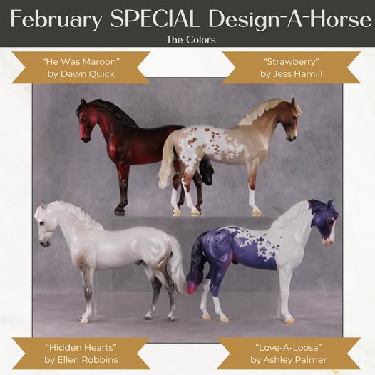 Stone Horses February DAH Special Design Pattern - Friday the 14th Valentine's Day - 02/14/25