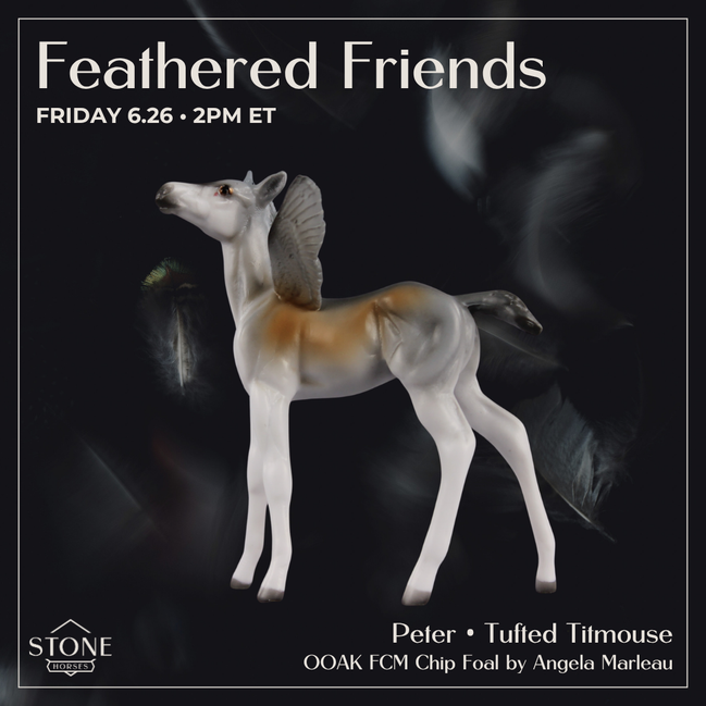 Peter OOAK FCM Chip Foal by Angela Marleau FTF26