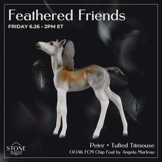 Peter OOAK FCM Chip Foal by Angela Marleau FTF26