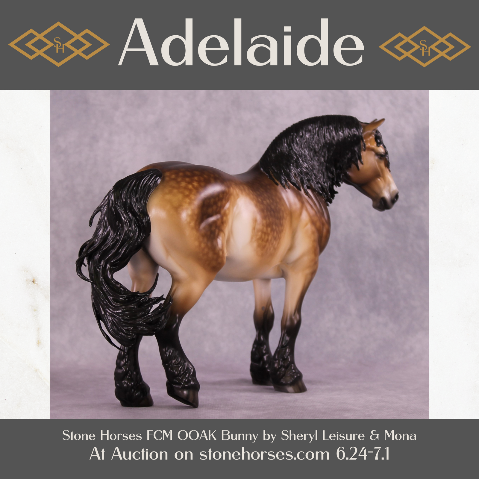 "Adelaide" OOAK FCM Heavy Draft by Sheryl Leisure Best Offer 07/01/25