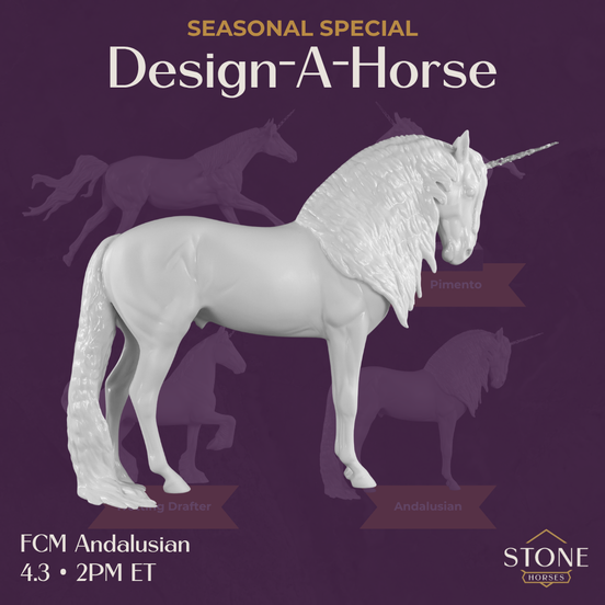 April Special Design-A-Horse FCM Andalusian SDAH26