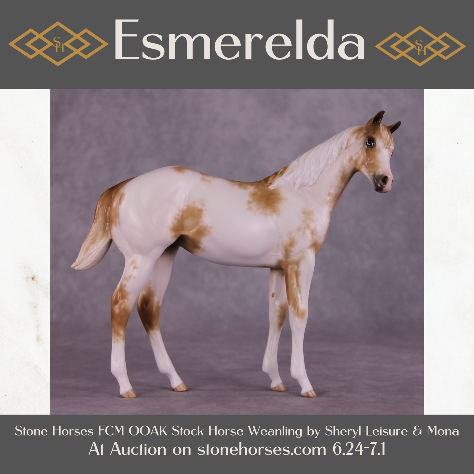 "Esmeralda" OOAK FCM Weanling by Sheryl Leisure Best Offer 07/01/25