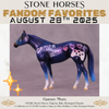 Gamer Mom OOAK Chip Stock Horse by Kike (Enrique) Duarte SCD25