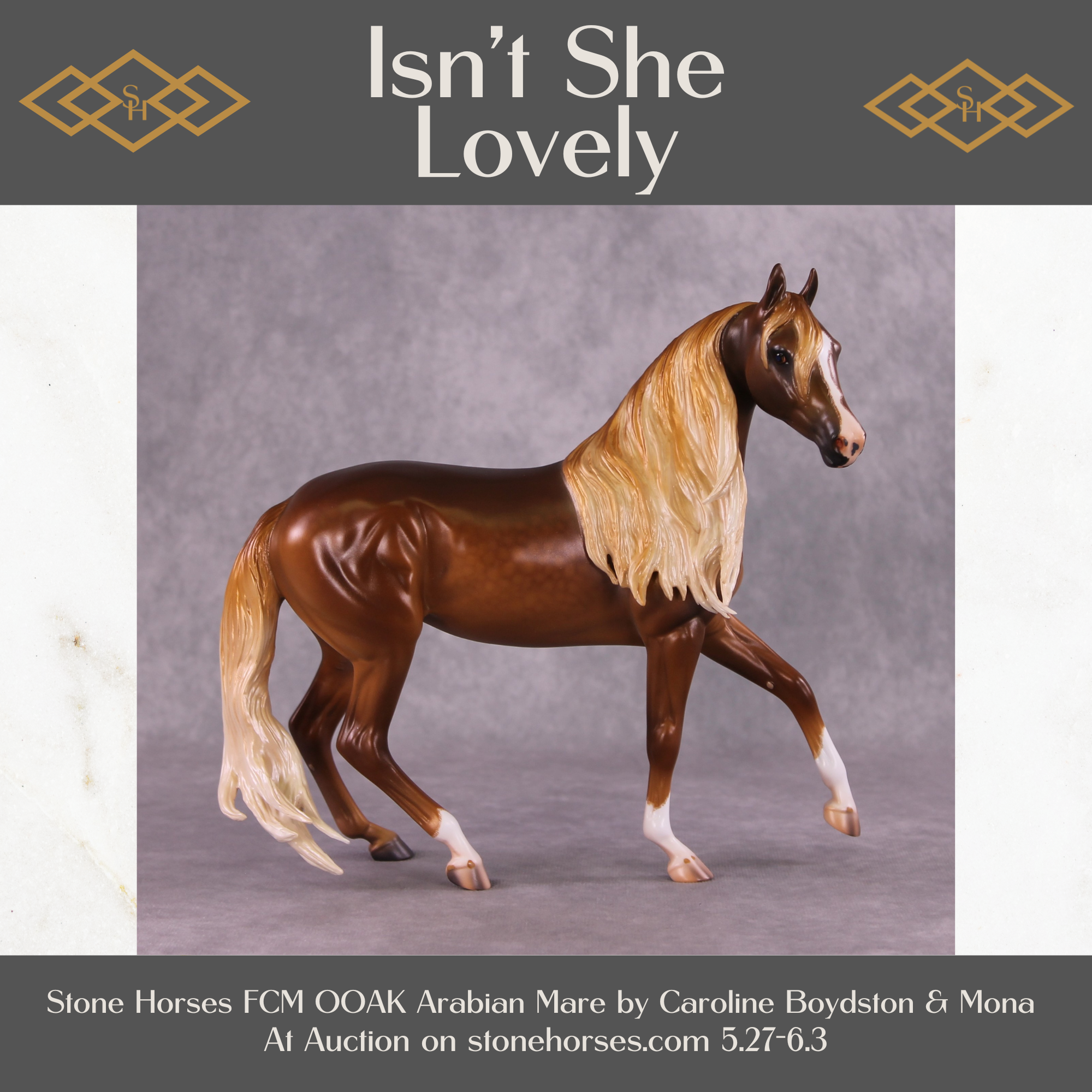 "Isn't She Lovely" OOAK FCM Arab Mare By Caroline Boydston Best Offer 6/3/25