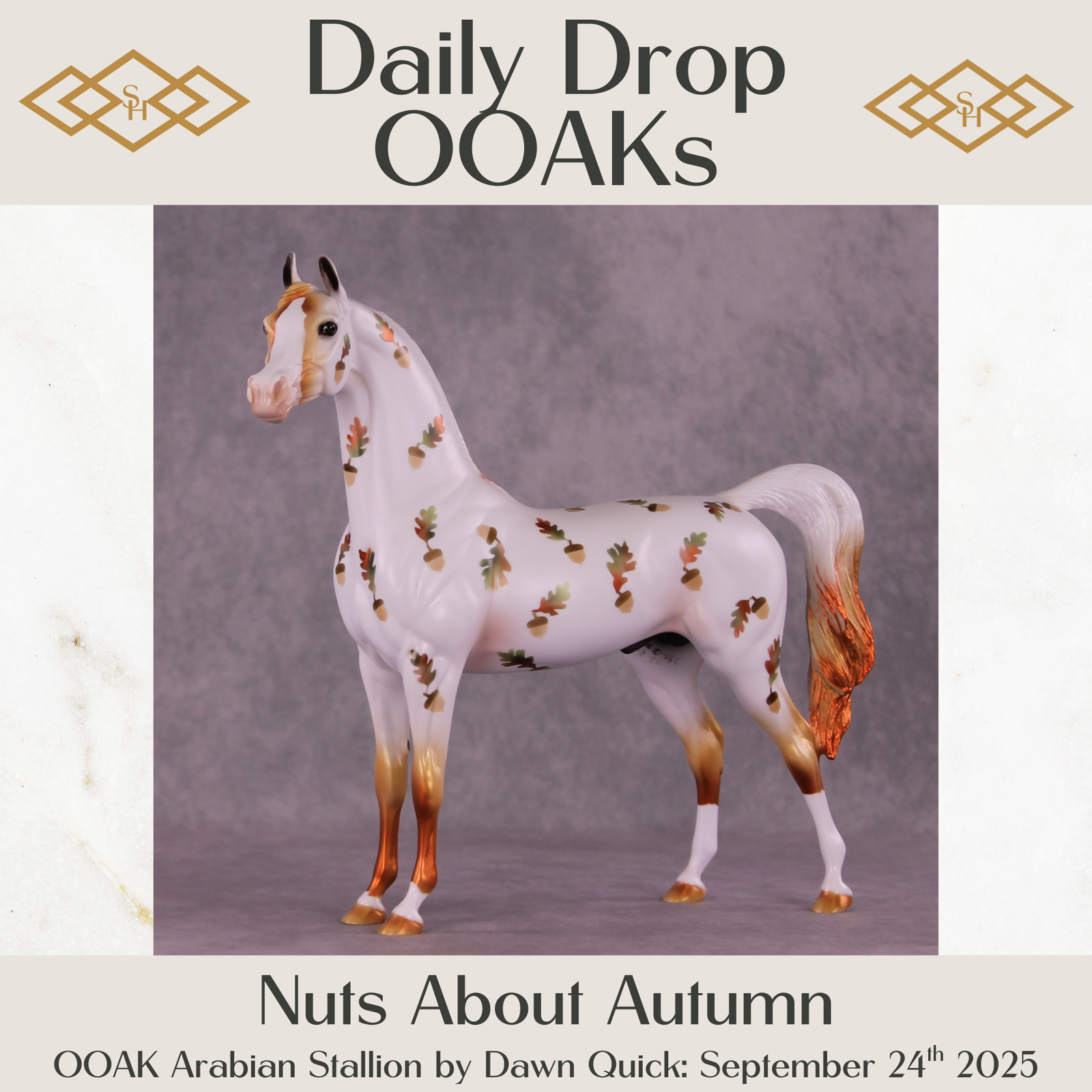 Nuts About Autumn OOAK Arabian Stallion by Dawn Quick DDOOAKs25
