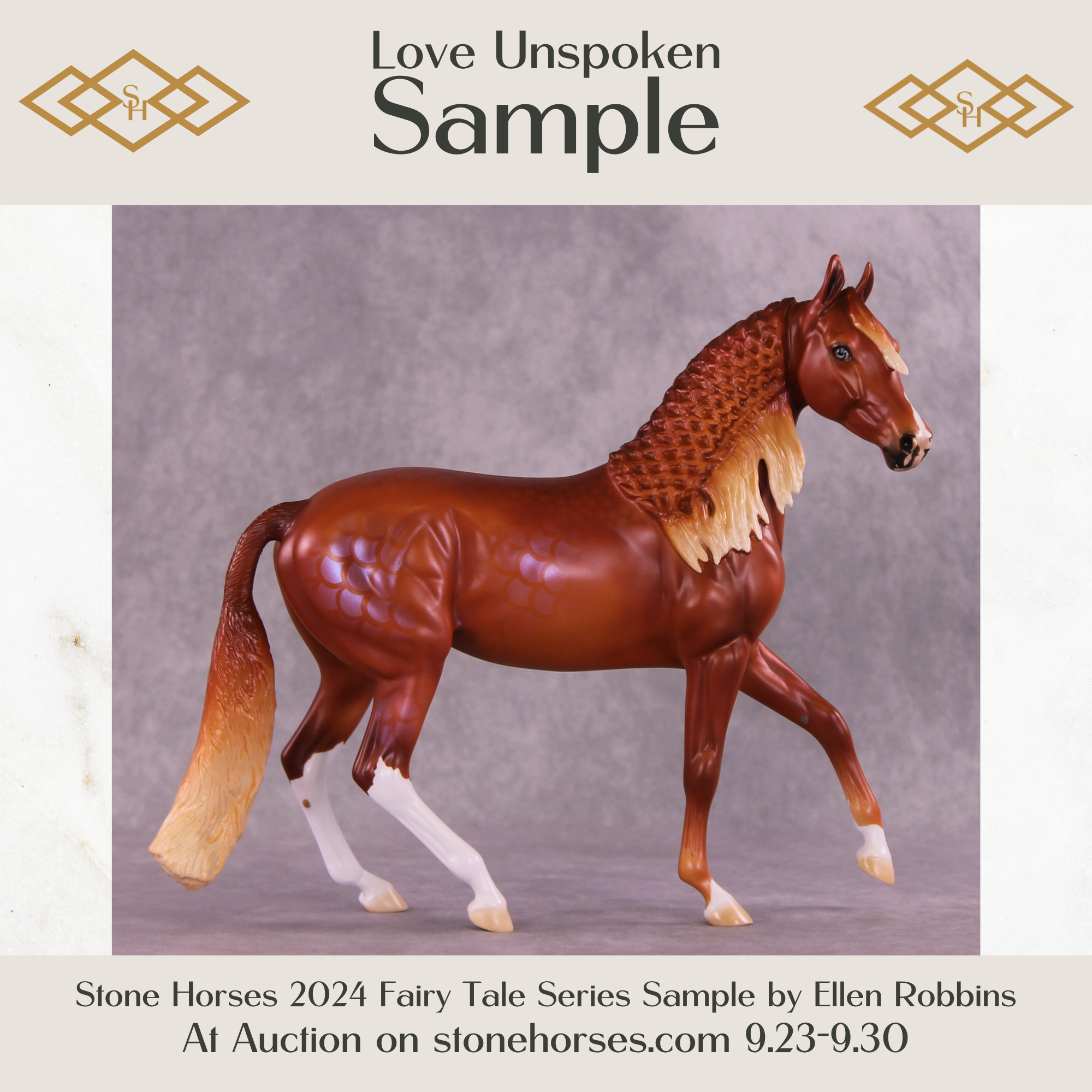 Love Unspoken Sample FCM Arabian Mare by Ellen Robbins SS925