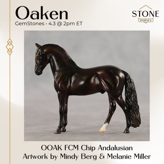 Oaken OOAK FCM Chip Andalusian by Mindy Berg & Melanie Miller GS26
