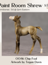 Paint Room Shrew OOAK Chip Foal by Tegan Davis GS26