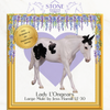 Dappledown Soirée Lady L&#39;Ongears GLOSSY LE-30 Large Mule by Jess Hamill EQ25